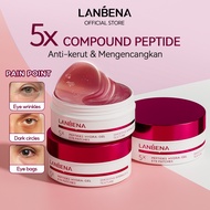 LANBENA Peptides Hydra-Gel Eye Patches 60pcs/30pairs Anti-Wrinkle Firming Repair Elasticity Eye Mask