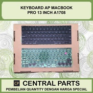 AP Macbook Pro 13 Inch a1708 Black Keyboard