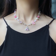 S9 Pink Universe Necklace