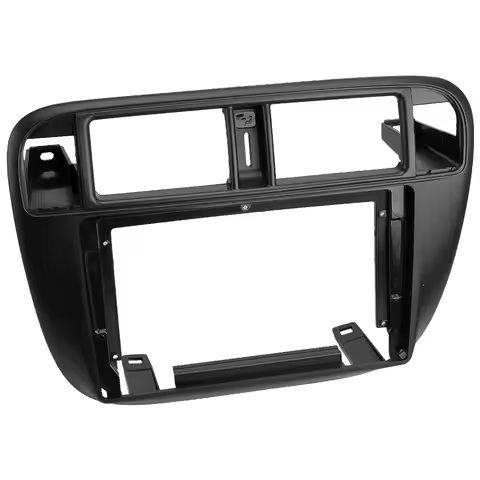 9'' Car Radio Stereo Dash Fascia Frame Panel Trim Black ABS LHD Fit for Honda Civic EJ/EK/EM 2001 20