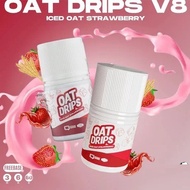 Cairan Oat Drips V8 Iced Oat Strawberry 60Ml - 3/6 Mg Liquid Oat Drips