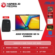 ASUS VIVOBOOK GO 14 E1404FA RYZEN 5 7520 8GB 512GB W11+OHS 14.0FHD IPS