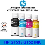 HP 53 52 GT53 & GT52 INK BOTTLE Black/Cyan/Magenta/Yellow