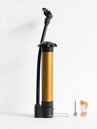 1入組迷你便攜氣泵帶針頭,適用於籃球足球足球球,排球,自行車