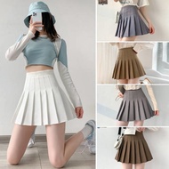 Korean style JK skirt fashionable A-line pleated tennis skirt