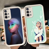 Soft Casing for OPPO F17 A15 A54 A16K A16E A93 Reno 4 Lite 4F A15s A35 Pro White Q58 Ariana Grande