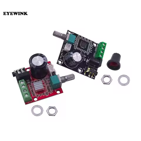 Hot Sale 12V Mini Hi-Fi C Audio Stereo Amplifier Board 2X10W Dual Channel D Class Lowest Price