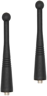 KEYBLU 764-870MHz SMA-F Stubby Antenna with 7-800 GPS Compatible with Motorola APX Radio(2 pcs)