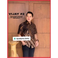 KEMEJA Men's batik Shirt With Lining, Neat Stitching, Suitable For Offices And Invitations, Can Request Code RJ032