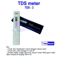 TDS-3 meter - Total Dissolved Solids (TDS) meter - Kebun