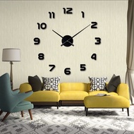 3D Acrylic Diy Wall Clock Large Wall Clock Watch Mirror Sticker Silent Non-Ticking Kitchen WallClock