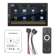 【JIB】-2 Din 7 Inch Touch Screen Car Radio Car Stereo Bluetooth MP5 Player with CarPlay Android Auto 2 USB FM Car Player