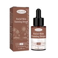 EELHOE Self Tanning Drops Tanning Accelerator Serum Face Tanning Bronzer Essence Self Tanning Serum