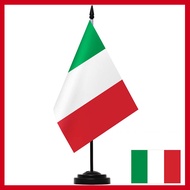 Flag of Italy Desktop Flag(Solid Flagpole)