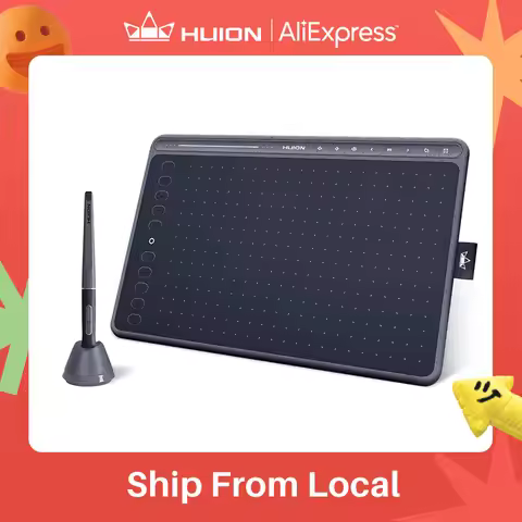 HUION HS611 Drawing Graphic Tablet Digital Painting Tablets With 8192 Levels Pen Stylus USB Type-C P