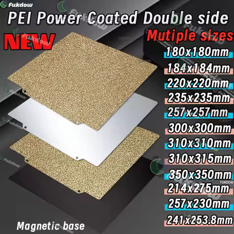 For Creality K1c PEI Sheet 235x235 180/220/300/310/350 Upgrade Removal Textured PEI Magnetic Build P