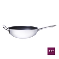 Safico 18/8 Stainless Steel 3-Ply Non-Stick Wok Pan With Handles 28xH8.5cm