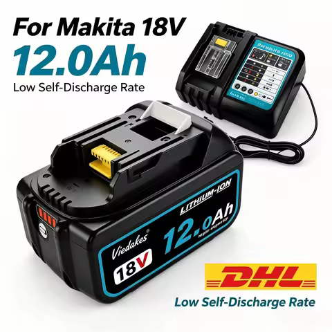 For Makita 18V 8.0Ah 8000mAh Battery Applicable to BL1850 BL1860 BL1850B BL1860B Compatible with DHP