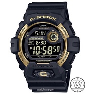 Casio G-Shock G-8900GB-1 Digital Gents Sports Watch Gold Metal Bezel Black Resin Band G-8900