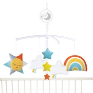 Baby Colorful Adorable And Gentle Cloud Cot Mobile / Wind-Up Cot Mobile / Crib Musical Infant Toy For Early Development