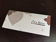 บัตรกำนัล บัตรของขวัญ บัตรนวด gift voucher - Lets Relax Spa บัตรนวดอโรม่า บัตรนวดไทย นวดไหล่และคอ มู
