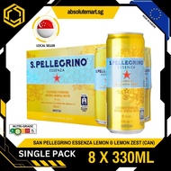 [SINGLE PACK] SAN PELLEGRINO Essenza Lemon & Lemon Zest 330ML X 8 (CAN)