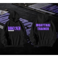 ผ้าฝ้าย 100%เสื้อฮู้ดแขนยาวอชาไทยบางแสนไฟต์คลับ bangsaen fight club Hoodies ขนาด M-3XL