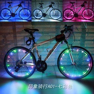 Hot wheels bicycle lamp lamp night lights and colorful bright lights waterproof wheel spokes spokes