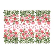 Rose Pink Garden Sticker Deco Interior FDT-21302