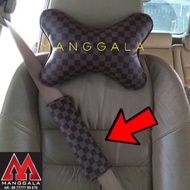 LV Brown Box Car Seatbelt Cover