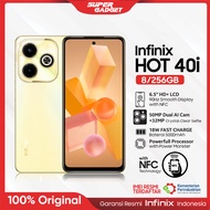 Infinix Hot 40i 8/256 GB RAM 8 ROM 256 8GB 256GB Smartphone Android HP Handphone Terbaru