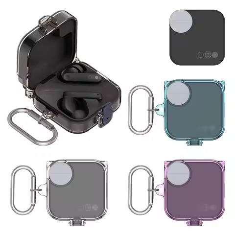 New TPU Earphone Protective Case Security Lock Shell Clear Cover Transparent Earphone Accessories Pr