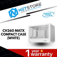 DEEPCOOL CH260 MATX COMPACT CASE (BLACK/WHITE)