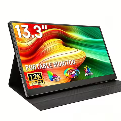 [Special Offer] 13.3 Inch Portable Screen Secondary Monitor FHD 1.2K IPS USB-C Mini-HDMI External Su