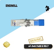 ENDMILL-ø1.5x0.7x60 6 R0.7-MERK-SECO