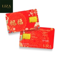 LIZA 0.30g 999.9 Gold Bar (Zhu Fu)
