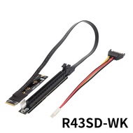 【Limited Quantity】 New M.2 Nvme To Pcie 4.0 X16 Extender Gen4/3.0 Riser Adapter Btc Mining Cable Gpu