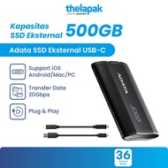 External SSD 500GB ADATA SD810 SSD Portable USB Type-C Speed upto 2000Mbps Warranty