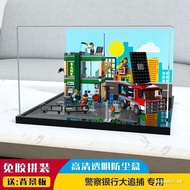 < LOCAL SELLER > Acrylic Display Box Suitable for Lego 60317 Police Bank Chase Assembly Transparent 