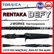 RENTAKA DEFY 5 6 7 Baitcast Fishing Rod BC Baitcasting Heavy Game Toman BlackBass Giant Monster