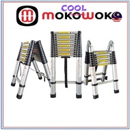 10 / 12 / 14 / 16 / 18 / 20 Steps Aluminum Double Side / Straight Mokowoko Telescopic Extendable Joi