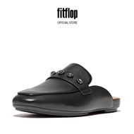 FitFlop DELICATO Crystal-Cluster Soft Leather Mules - Black (IA8-001)