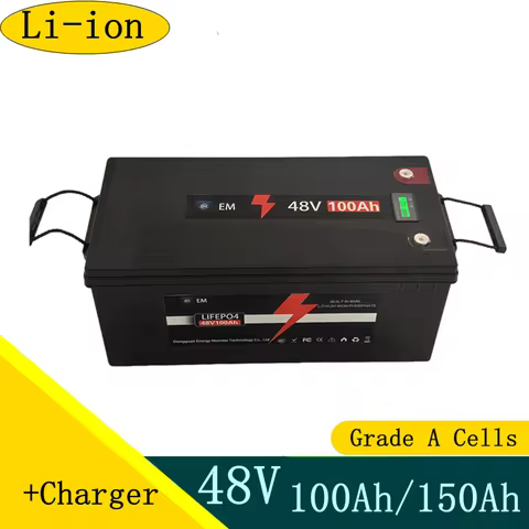 48v 150AH li-ion Lithium Replace power battery 48v 100Ah 5kwh 7kwh for Golf cart backup RV EV invert