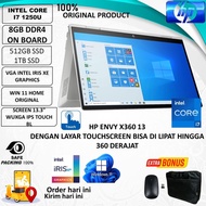 Laptop Baru 2in1 HP ENVY X360 13 Intel Core I7 1250U 8GB 1TB SSD IRIS