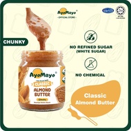 AyoMayo Classic Almond Butter Halal & Low Sugar & Vegan (180g)