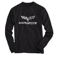 CORVETTE RACING Long Sleeve T-Shirt Casual Tshirt 100% Cotton Combed 30s