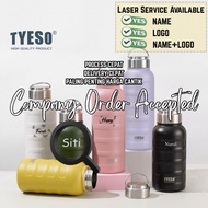 『JUN PROMO』 TYESO Caterpillar Thermos 750ml / 1000ml Letak Nama Custom Name Stainless Steel Tumbler 
