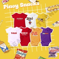 Baby onesie -Candy Brand custom print designs (flattops,potchi,sticko,yumyum,chocomucho, etc) 0-12mo