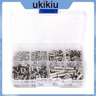 UKIi 600pcs Uninsulated Wire End Ferrules Crimp Pin Terminals Crimp Pin Connectors
