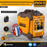 INGCO Inverter Gasoline Generator Silent Type 3800w 4.0KVA GEI40006-5P with FREE EXTENSION